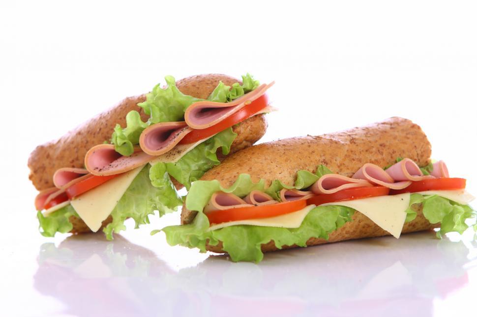 Free Image of Fresh and tasty sandwich 