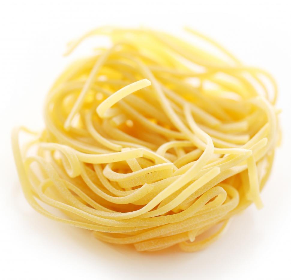 Free Image of Uncooked nest pasta 