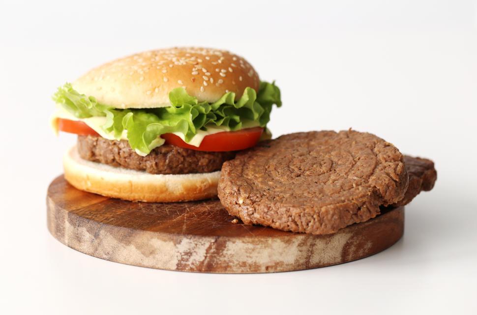 Free Image of Delicious meatless burger 