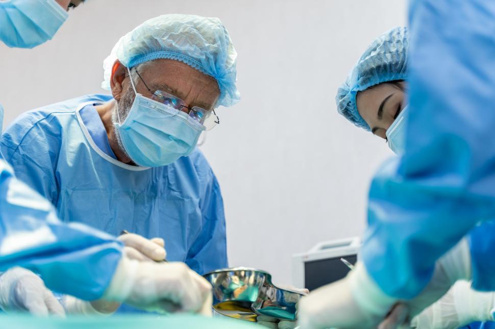 Free Image of Medical Team Performing Surgical Operation 