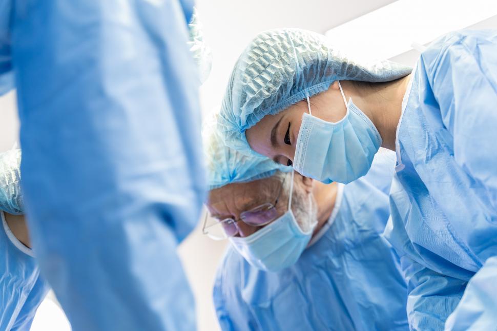Download Free Stock Photo of Member of a Surgical Team 