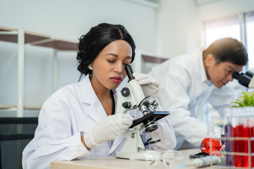 Free Image of Researcher in laboratory 