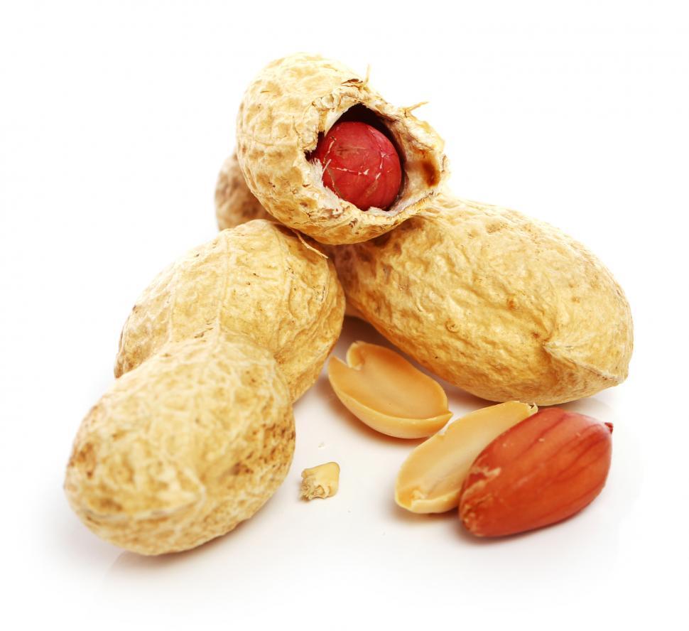 Free Image of Close up of fresh peanuts 