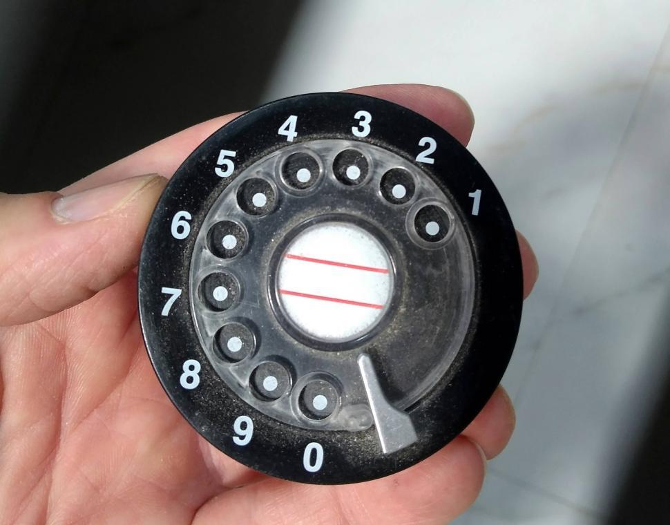 Free Image of Miniture old rotary phone dial  