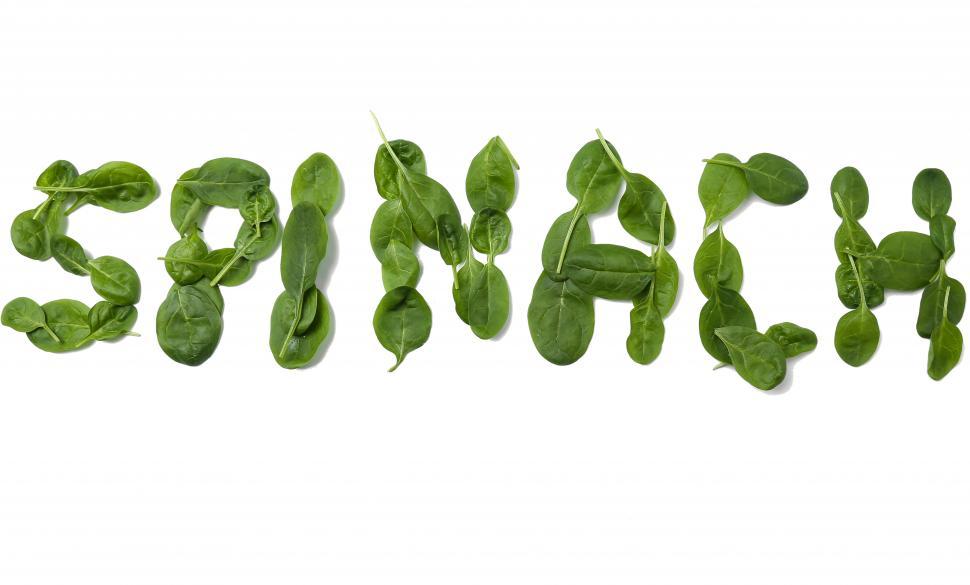 Free Image of Spinach Spells Spinach 