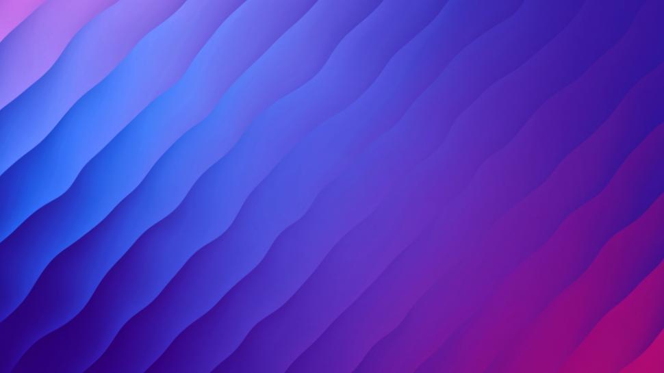 Free Image of Abstract waves - colored background  