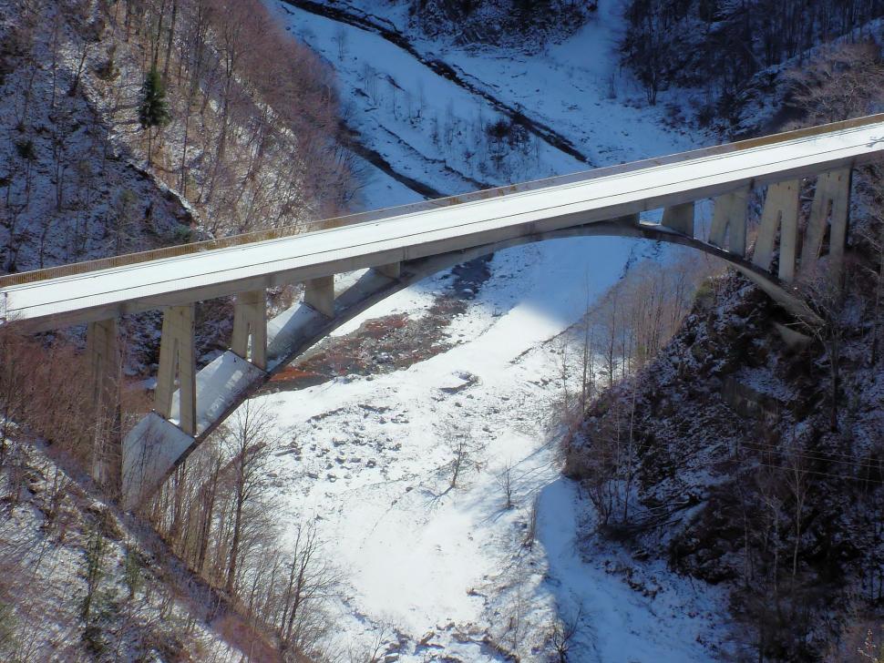 Download Free Stock Photo of Mountain Bridge 