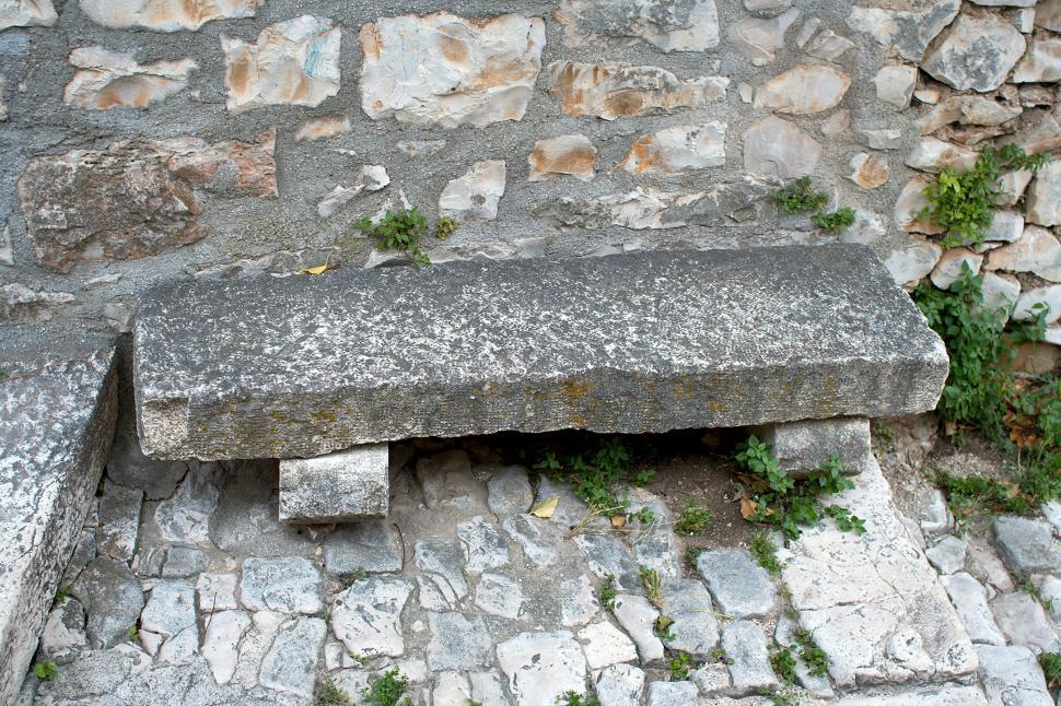Free Image of Stone bench 