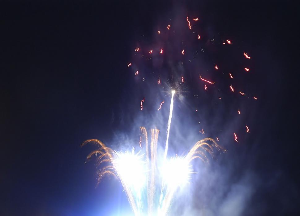 Free Image of Fireworks in Sky 