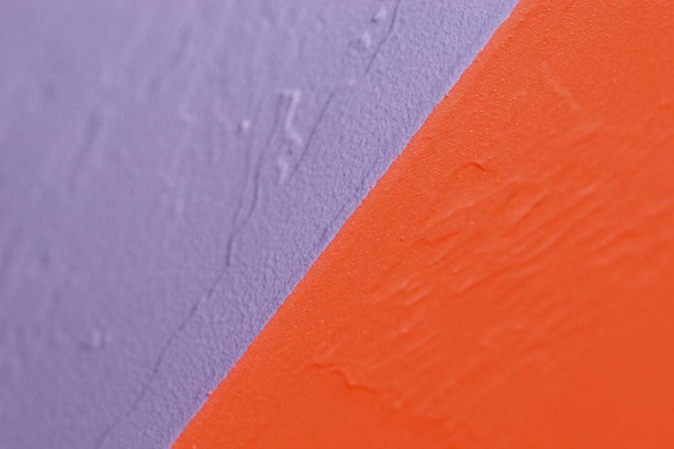 Free Image of Orange and Purple Wall Corners - Background 