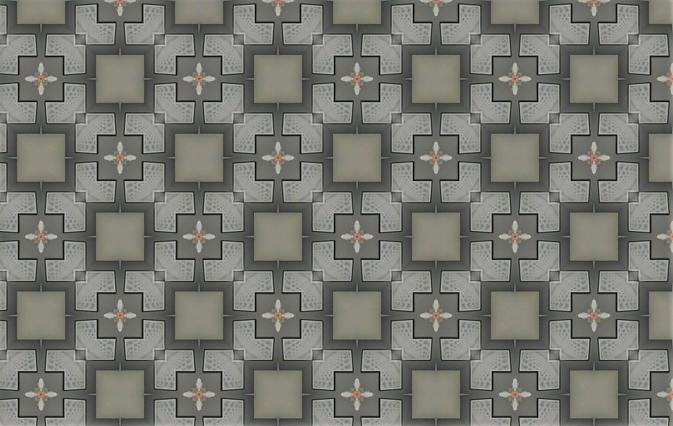 Free Image of Boxes and cross shapes repeat pattern  