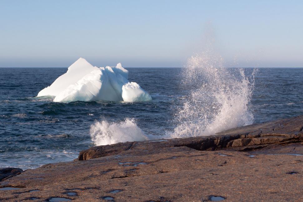 Download Free Stock Photo of Coastal iceberg 