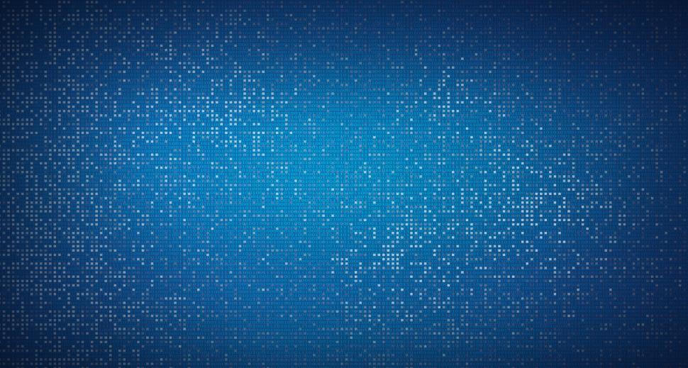 Free Image of Blue Technology Background - Binary Code on Tech Abstract Patter 