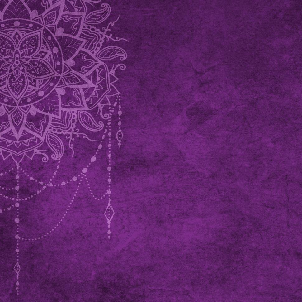Free Image of Purple Mandala  