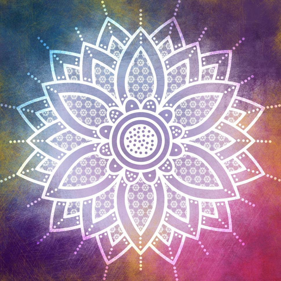 Free Image of Colourful Mandala  