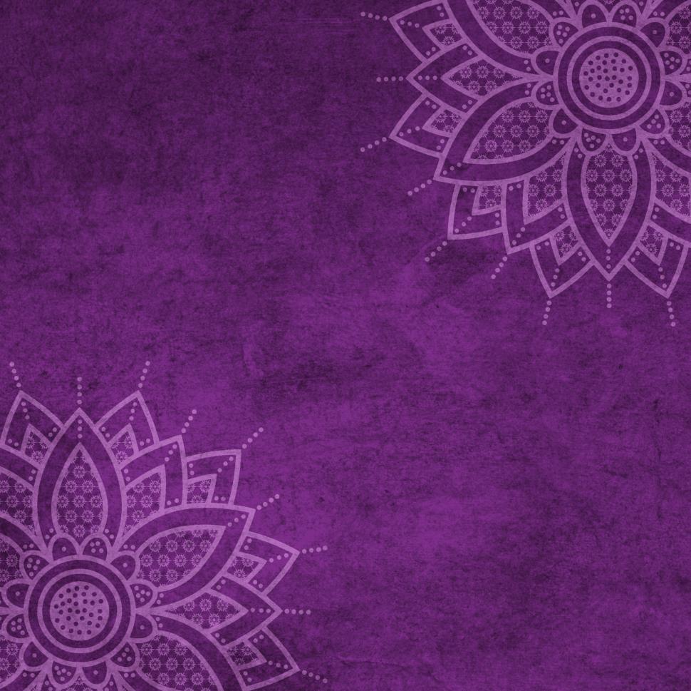 Free Image of Mandalas On Purple  