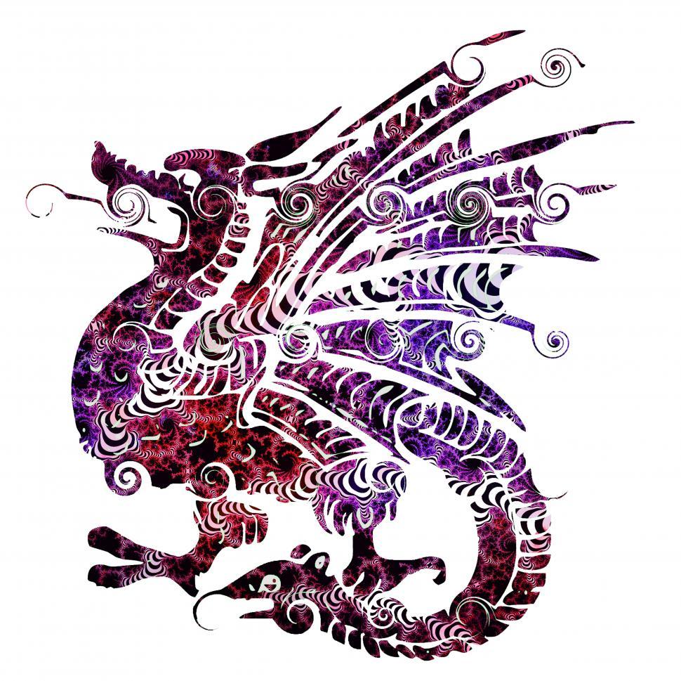 Free Image of Pink Purple Dragon  