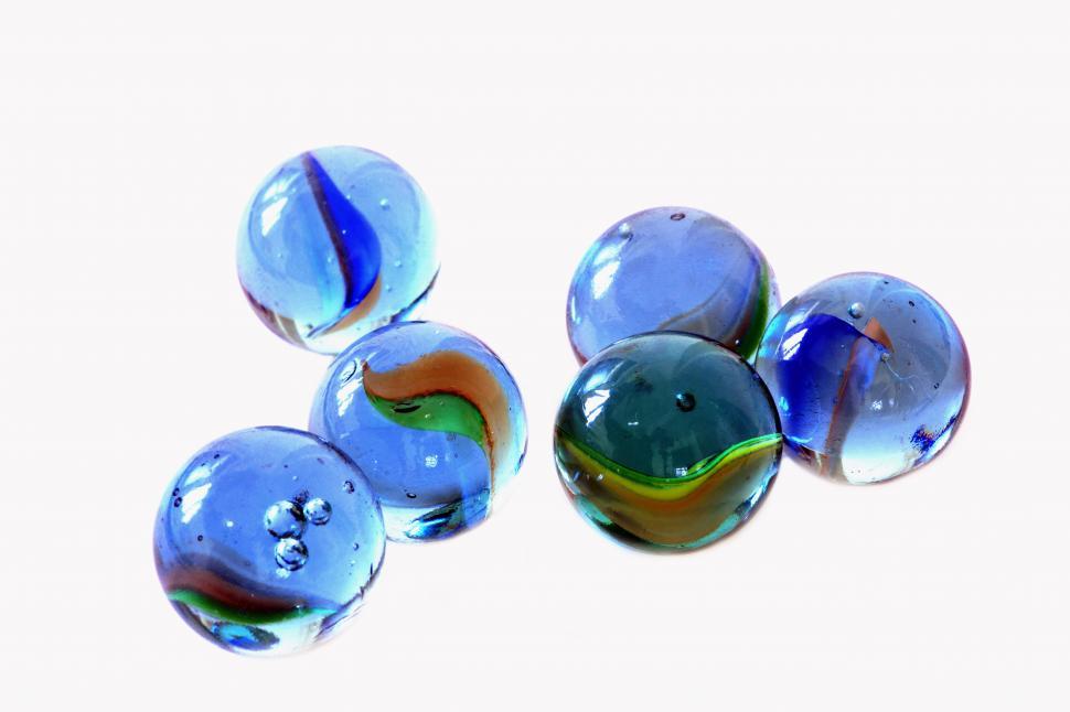 Free Image of Glass Marble Toys  