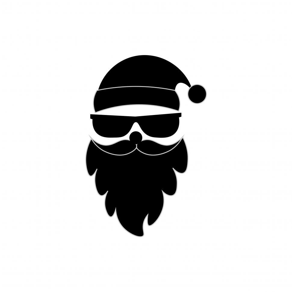Download Free Stock Photo of Santa claus with beard and glasses.  