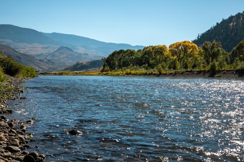 Free Image of Yellowstone River 