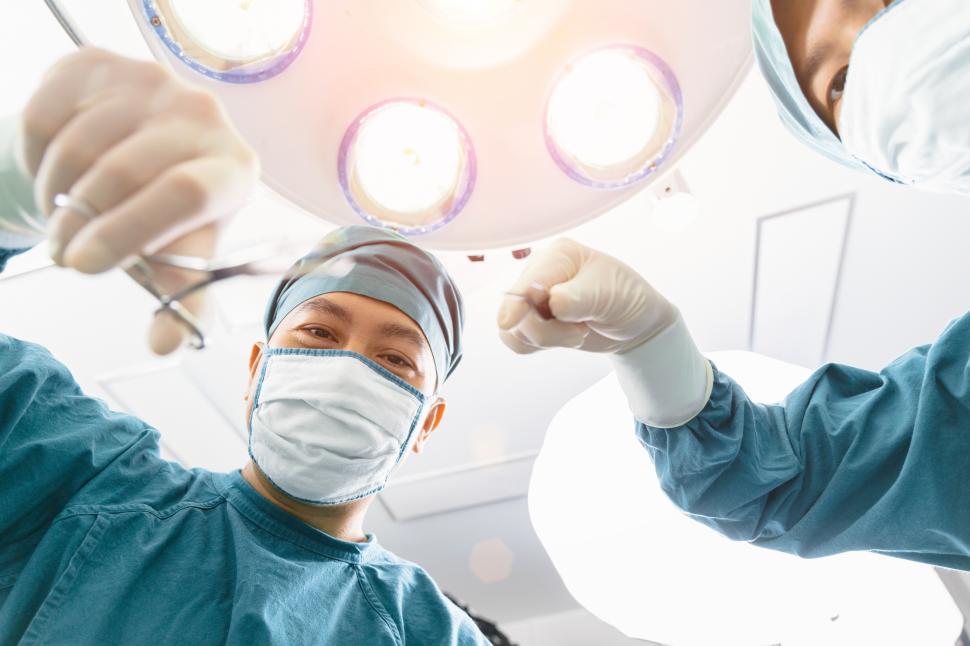 Free Image of Surgeon during operation 