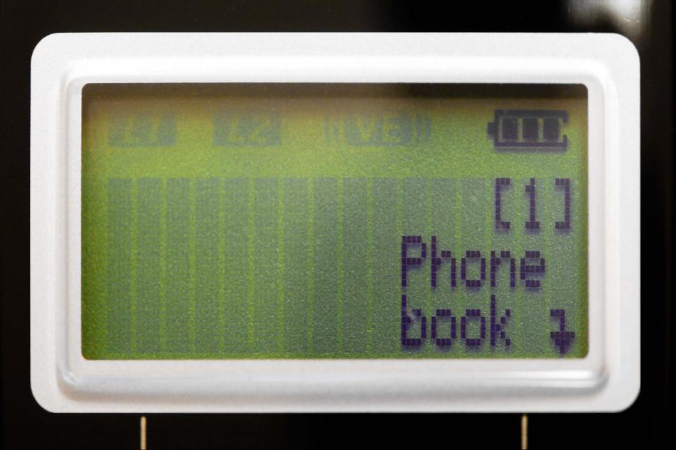 Free Image of Telephone LCD Display 