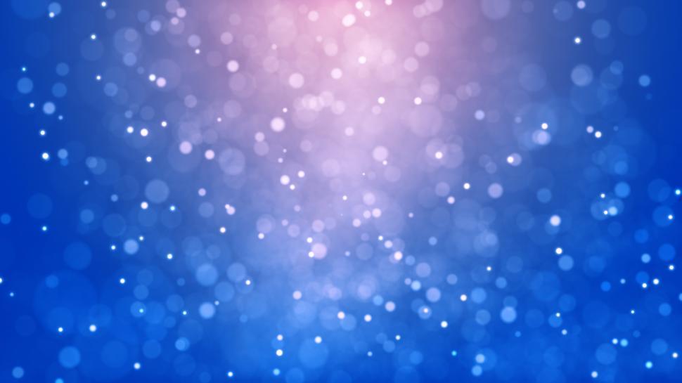 Download Free Stock Photo of Abstract particles background - blue with central light 