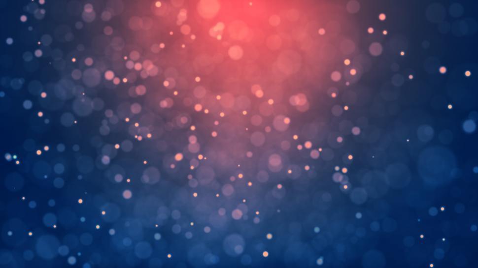 Download Free Stock Photo of Abstract particles background - central red light 