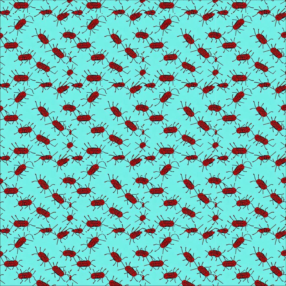 Free Image of Bug repeating background 