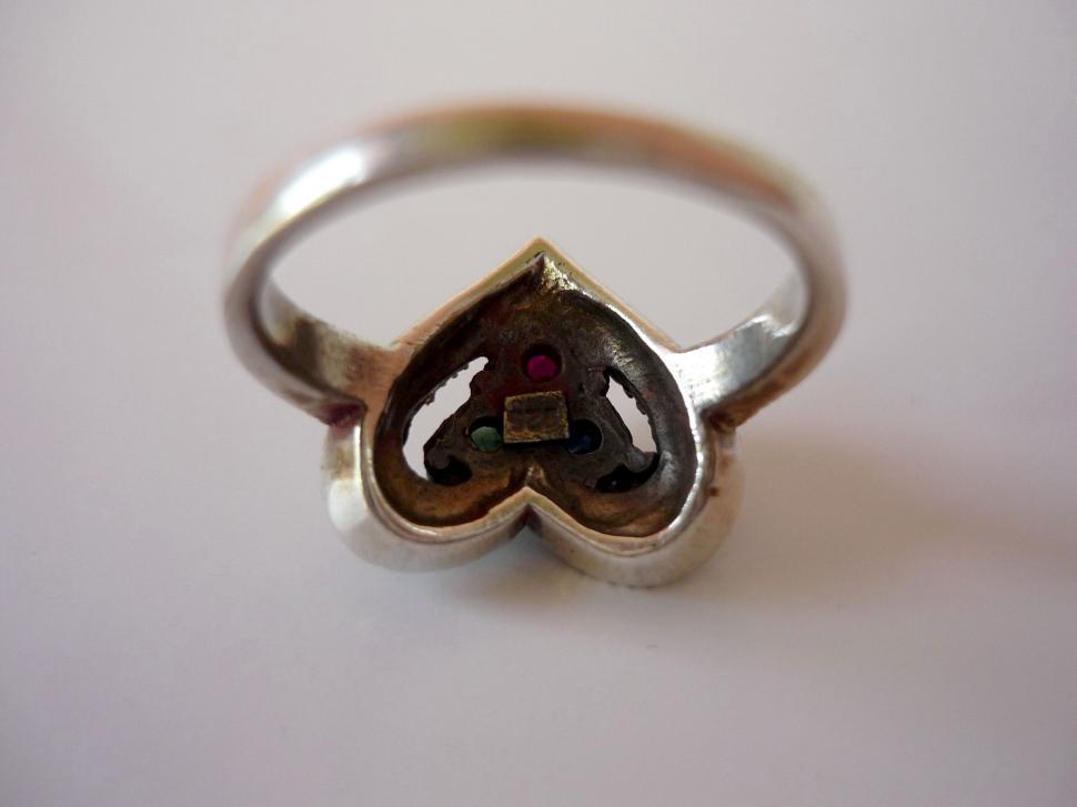 Free Image of Close Up of Ring on Table 