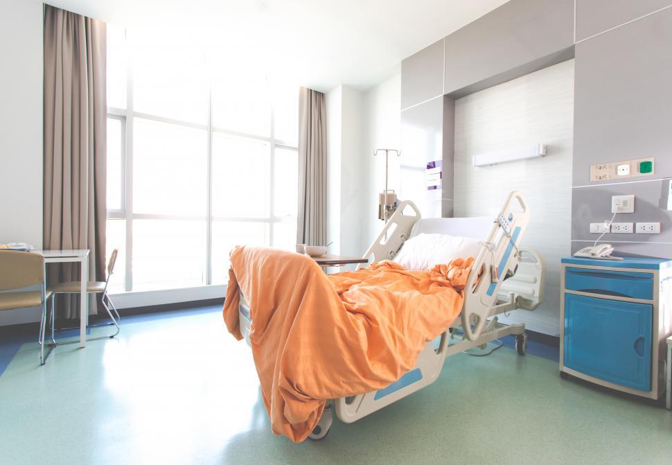 Free Image of Hospital Recovery Room Bed 