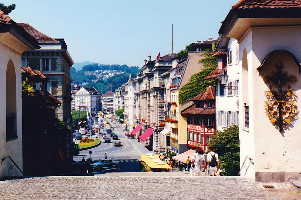 Free Image of Lucerne City View  