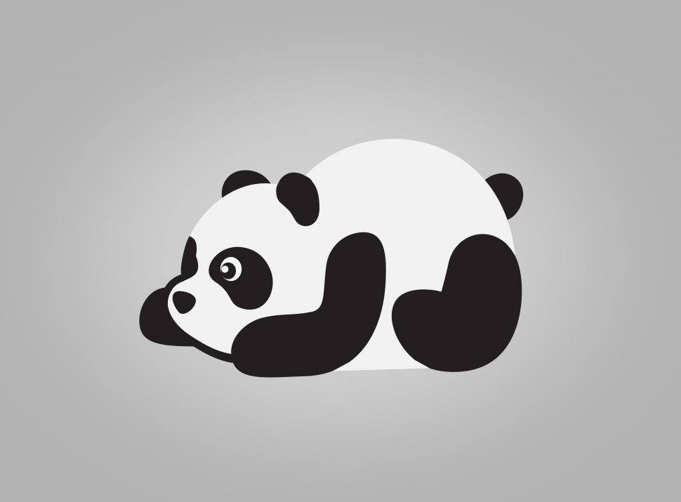 Free Image of Panda Bear Cartoon - Illustration 