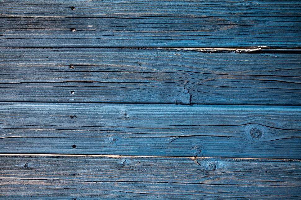 Free Image of Blue Wood Texture Free Stock Photo 