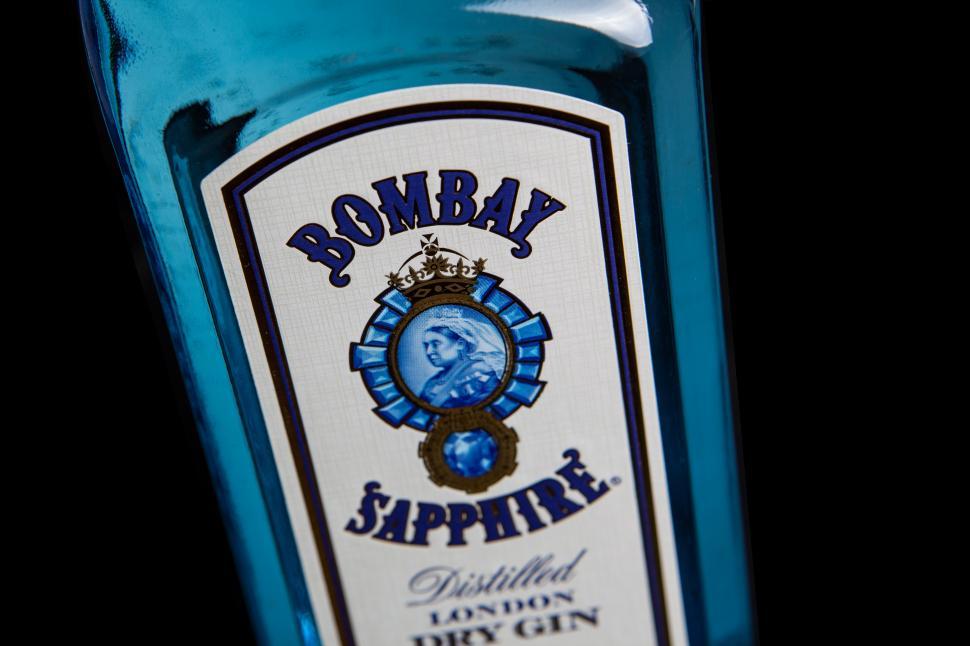Free Image of Bombay Sapphire Gin Free Stock Photo 