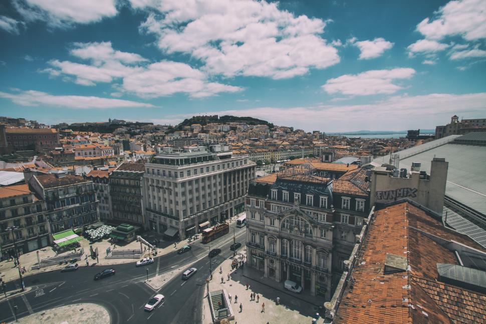 Free Image of Central Lisbon Free Stock Photo 