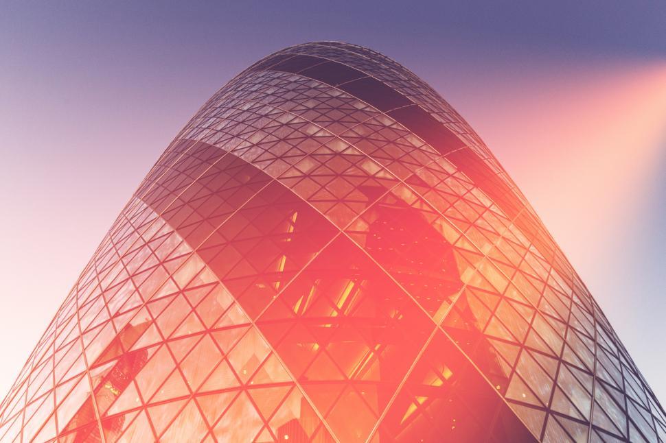 Free Image of Gherkin On Fire Free Stock Photo 