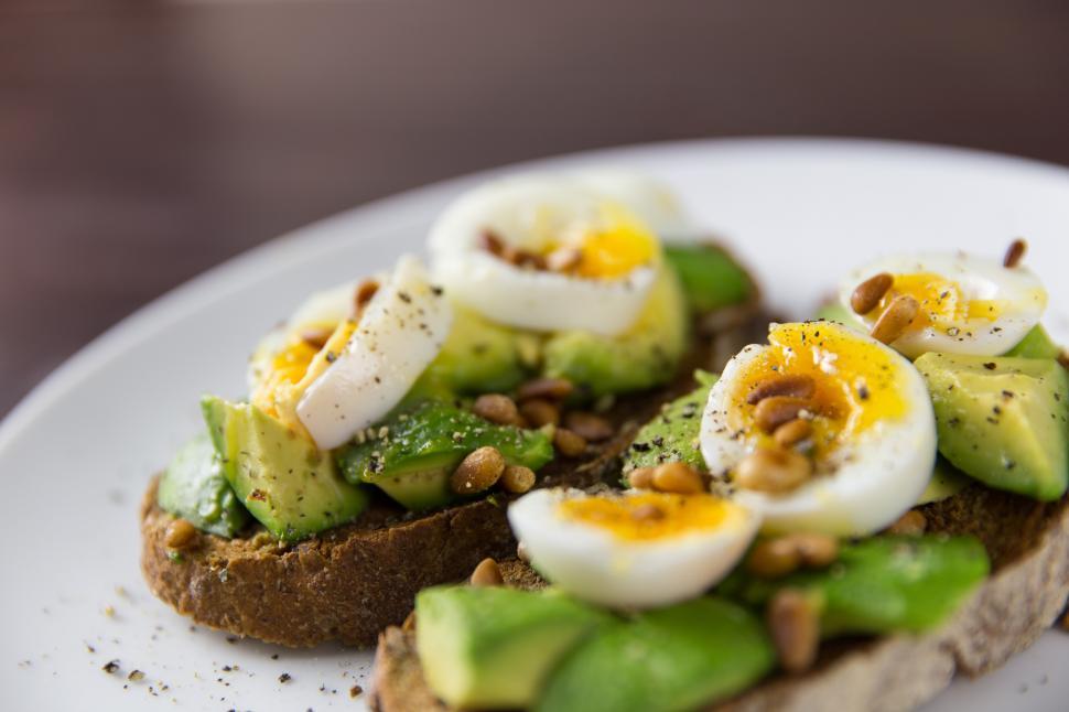 Free Image of Healthy Egg Salad Free Stock Photo 
