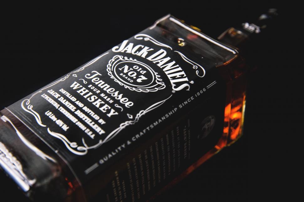 Free Image of Jack Daniels Whiskey Bottle Free Stock Photo 