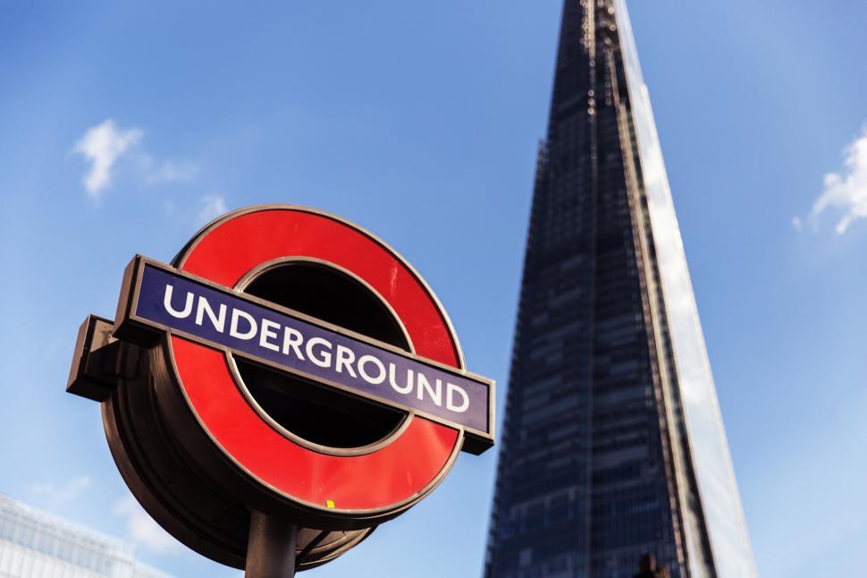 Free Image of London Shard Underground Free Stock Photo 