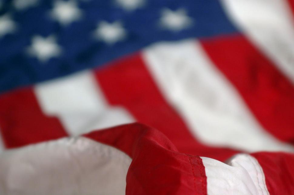Free Image of Close Up of an American Flag 