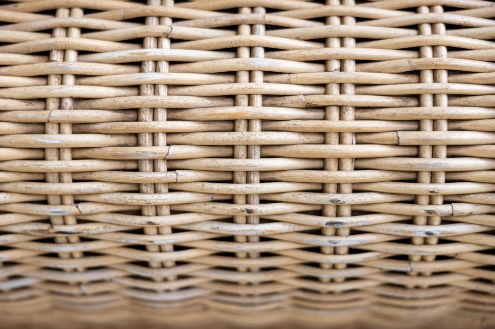Free Image of A close up of a woven basket 