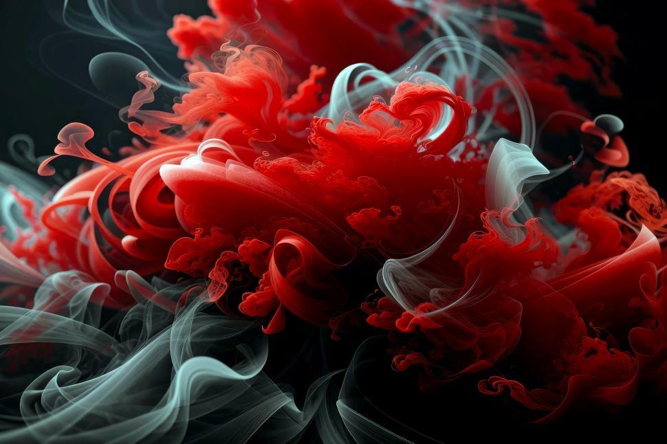 Free Image of Red smoke wallpaper background  