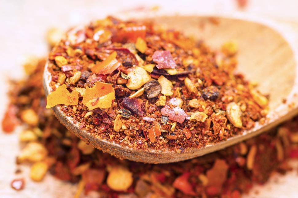 Free Image of A spoon full of spices 