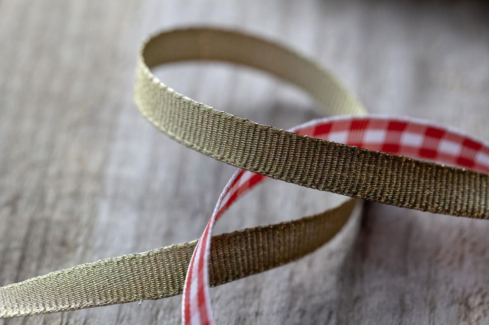 Free Image of A close up of a ribbon 