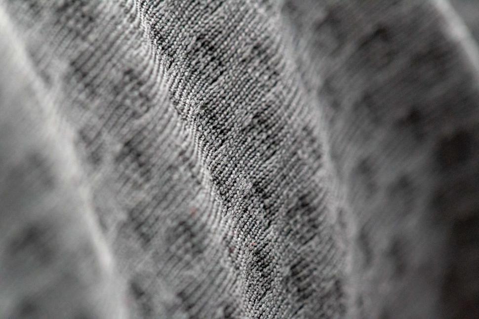 Free Image of Close up of a grey fabric 
