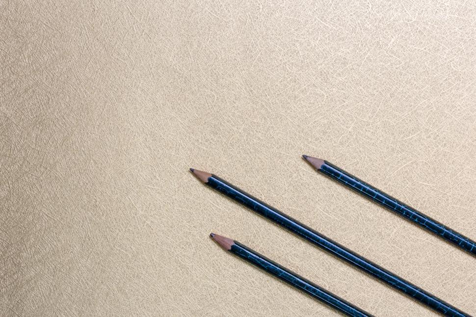 Free Image of A group of blue pencils 
