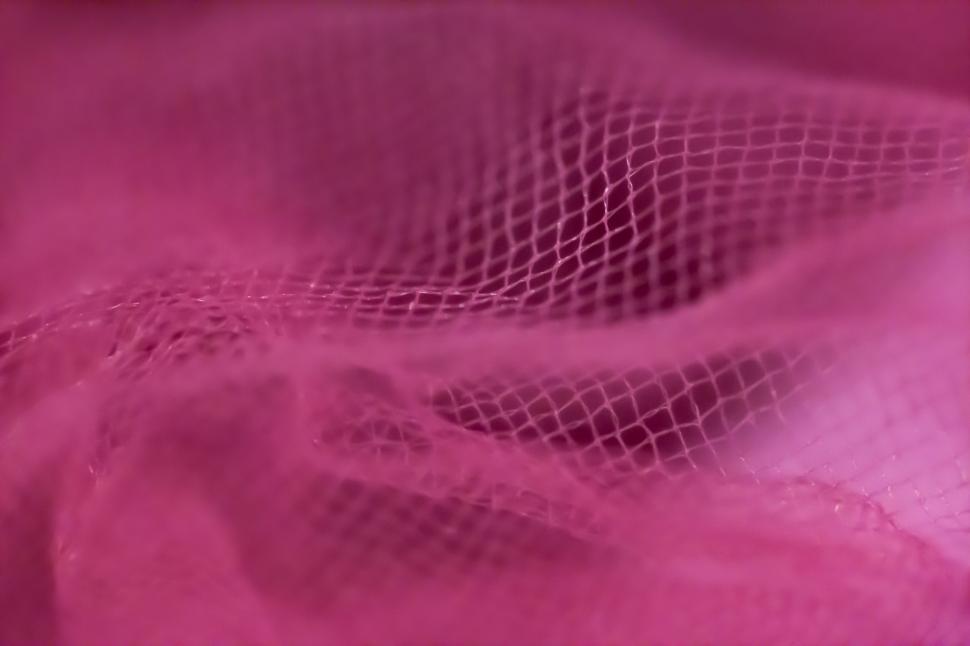 Free Image of A close up of a pink mesh 