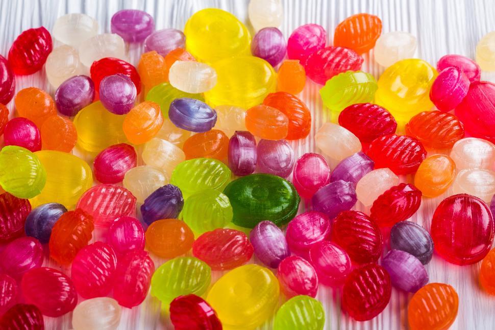 Free Image of A group of colorful candies 