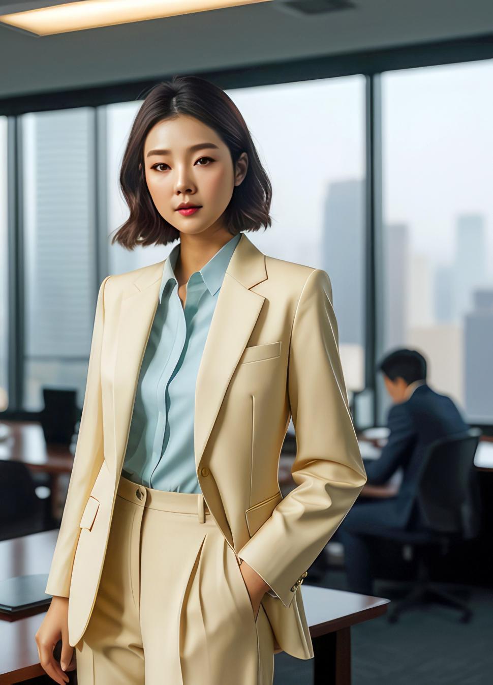 Free Image of Businesswoman in an office  